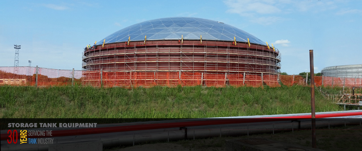 30 years single roof tank outside view